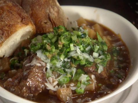 Potted Beef and Celery Root with Celery Gremolata