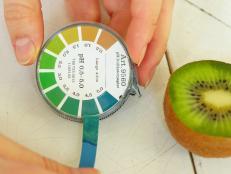 iStock image of measuring ph from a kiwi