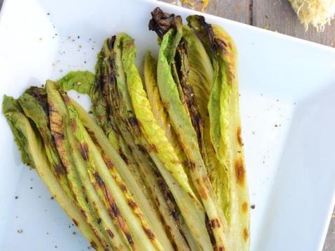 Garlicky Grilled Romaine