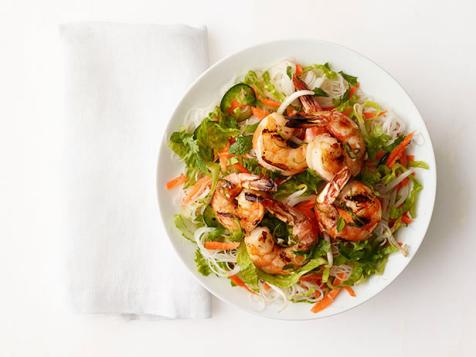 Rice Noodle-Shrimp Salad