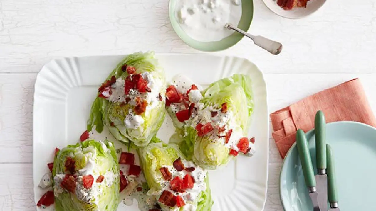ina garten wedge salad with blue cheese dressing Lettuce Wedges Color:Ivory/Ivoryivory GL3714 Strapless Boat Neckline category:Lunar New Year