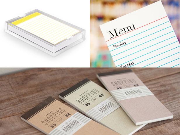 Market Lists and Notepads