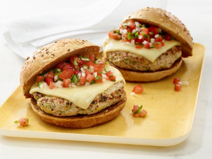 TexMex Turkey Burgers Recipe Food Network