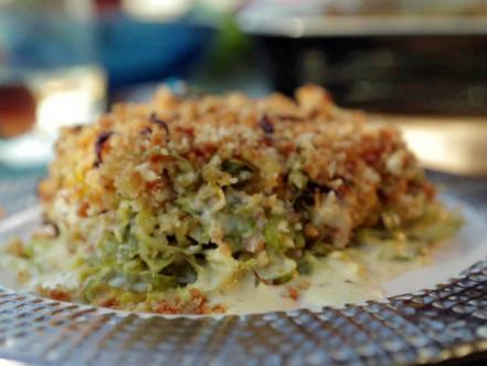 Brussels Sprout Gratin Recipe | Guy Fieri | Food Network