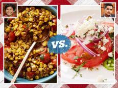 This week, Season 6 Star winner Aarti Sequeira and Chopped judge Aarón Sánchez spice up summer’s best produce in a pair of rival salads.