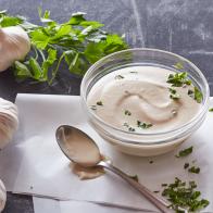Guy Fieri’s Roasted Garlic Aioli.