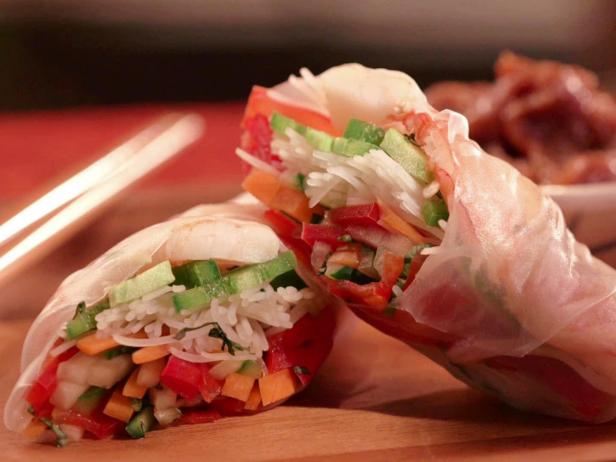 Shrimp Spring Rolls Recipe Jeff Mauro Food Network