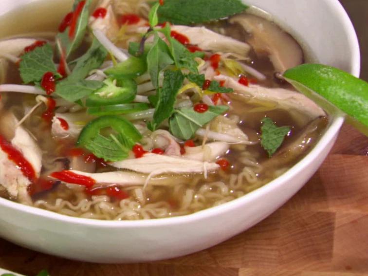 Vietnamese Chicken Noodle Soup Recipe Jeff Mauro Food Network