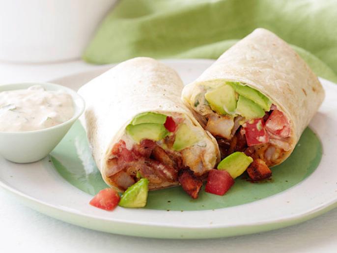 Blackened Shrimp Wrap with BBQ Bacon and Cajun Remoulade Recipe Jeff