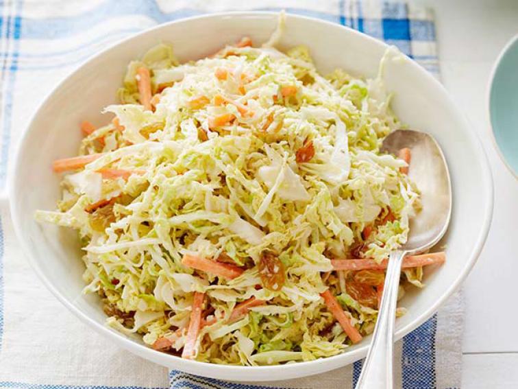 Gingered Coleslaw with Golden Raisins Recipe Geoffrey Zakarian Food