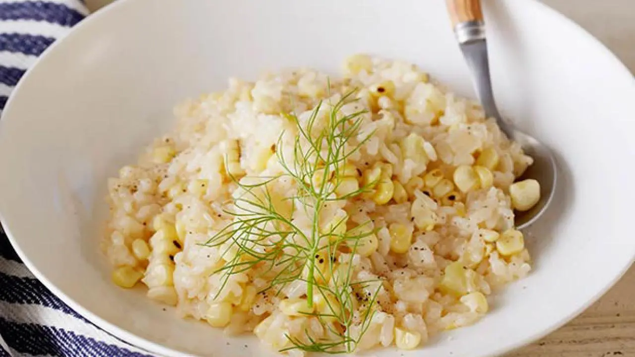 Grilled Corn Risotto Recipe | Geoffrey Zakarian | Food Network