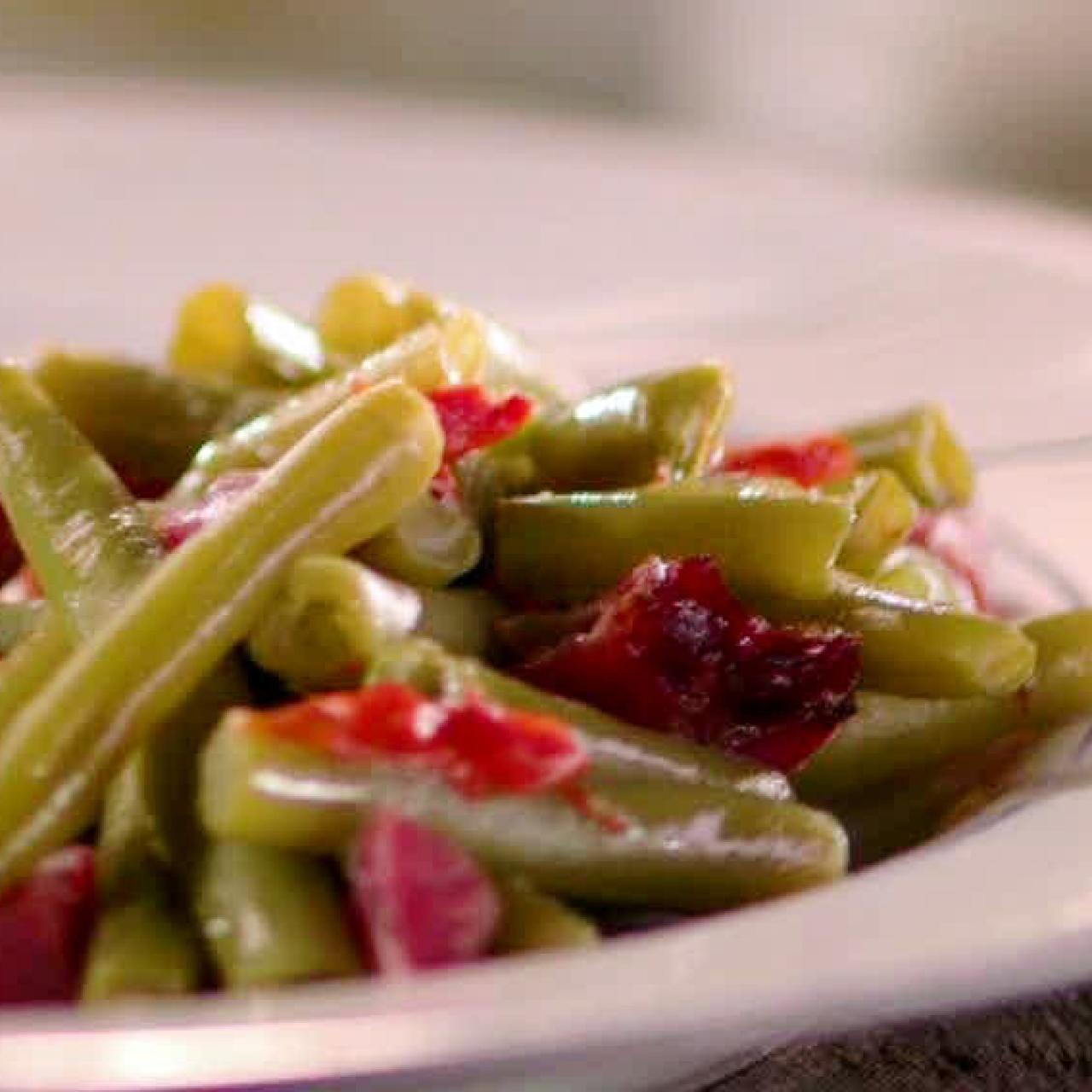 Slow Cooker Southern Green Beans with Tomatoes - Plain Chicken