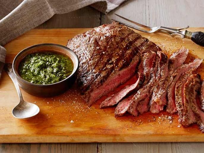 Argentinean Steak with Parsley Sauce Carne y Chimichurri Recipe