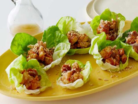 Bibb Lettuce and Shrimp Wraps