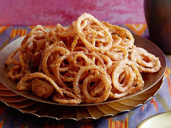 Onion Rings Recipe Maneet Chauhan Food Network