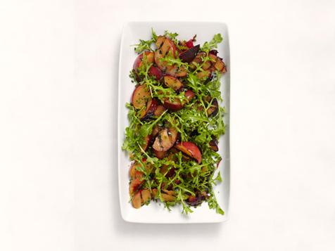 Arugula With Grilled Plums