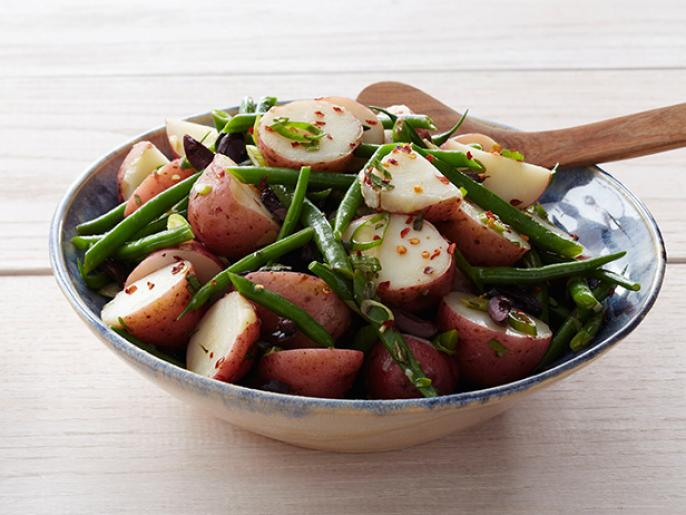 String Bean And Potato Salad Recipe Anne Burrell Food Network 