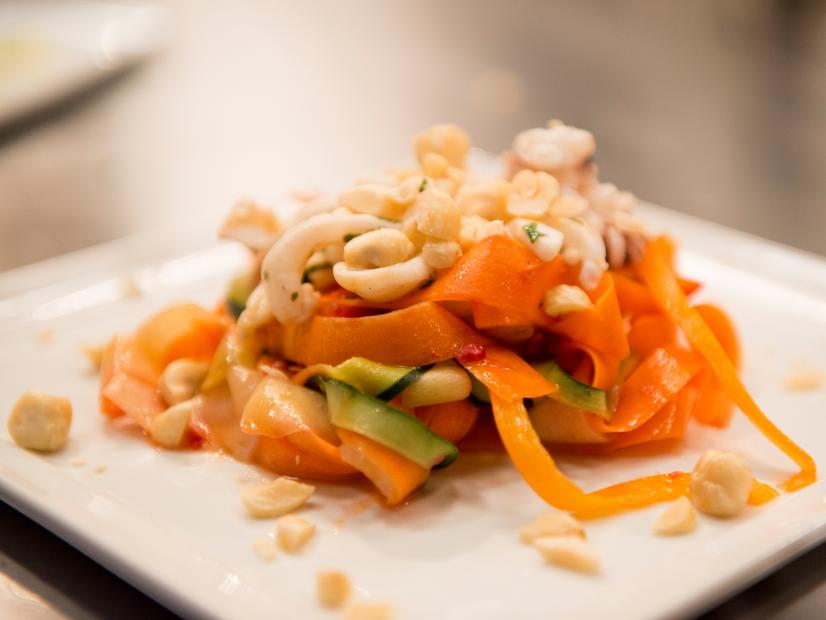 Marinated Cuttlefish Salad Recipe | Nikki Dinki | Food Network