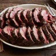 Ree Drummond’s Peppercorn Roasted Beef Tenderloin.