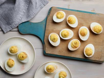 Ree Drummond's Deviled Eggs for Top Summer Recipes by State, as seen on The Pioneer Woman, Pickup Picnic.