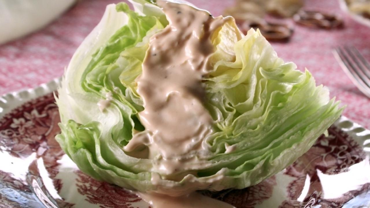 Trisha's Wedge Salad with Thousand Island Dressing Recipe Trisha