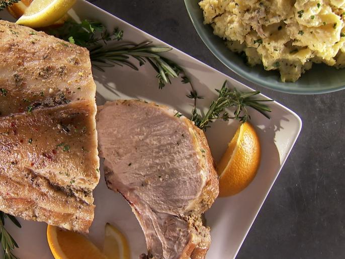 SaltCrusted Pork Roast Recipe Cooking Channel