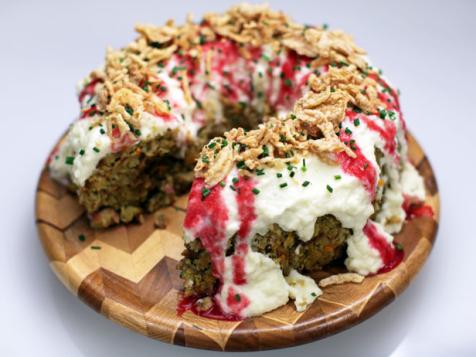 Stuffing in a Bundt Pan