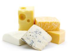 Cheeses of five grades