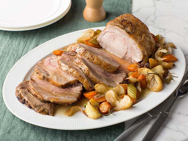 Roast Pork Loin with Apples