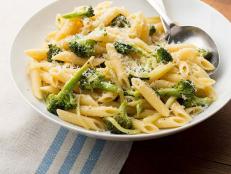 Get the easy recipe for Food Network's Melissa d'Arabian's Garlic Oil Sauteed Pasta with Broccoli, a go-to meal for Meatless Monday supper.