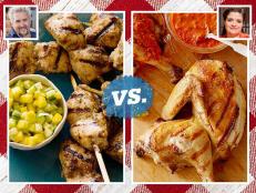 This week, Guy Fieri and Alex Guarnaschelli fire up their grills for a head-to-head chicken showdown. Who grills the better bird?