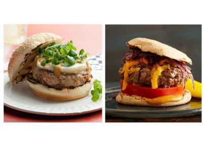 Food Fight Turkey Burger Vs Beef Burger Food Network Healthy Eats Recipes Ideas And Food News Food Network