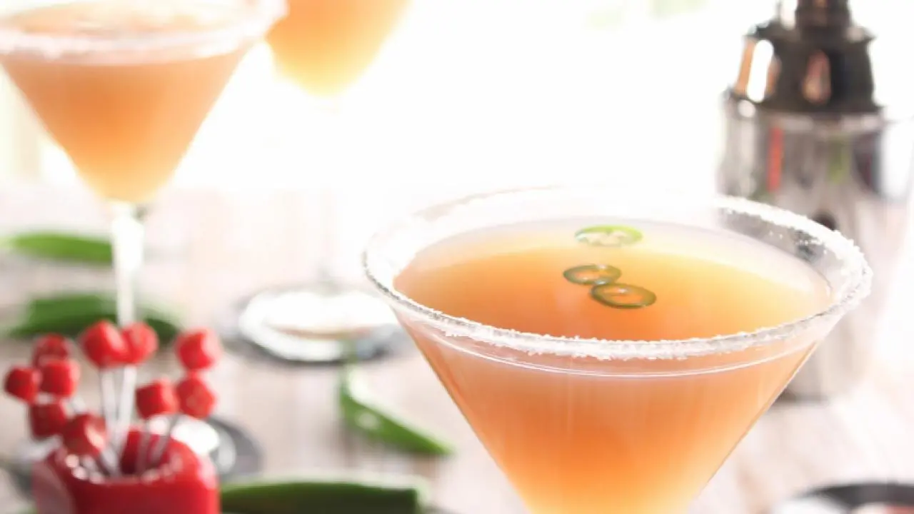 Lipstick Mandarin Cocktail