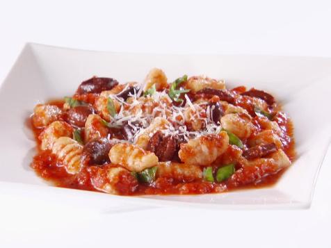 Gnocchi with Tomatoes, Basil and Olives