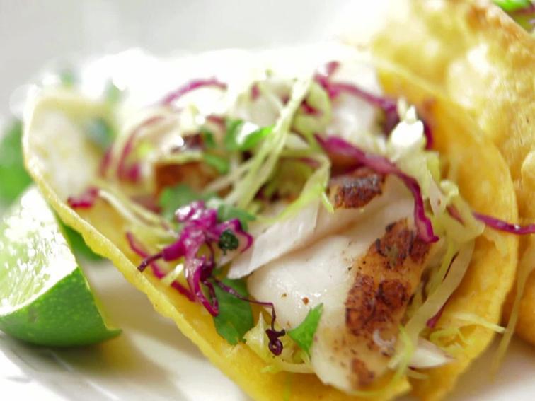 Grilled Fish Tacos with Vera Cruz Salsa Recipe Bobby Flay Food Network