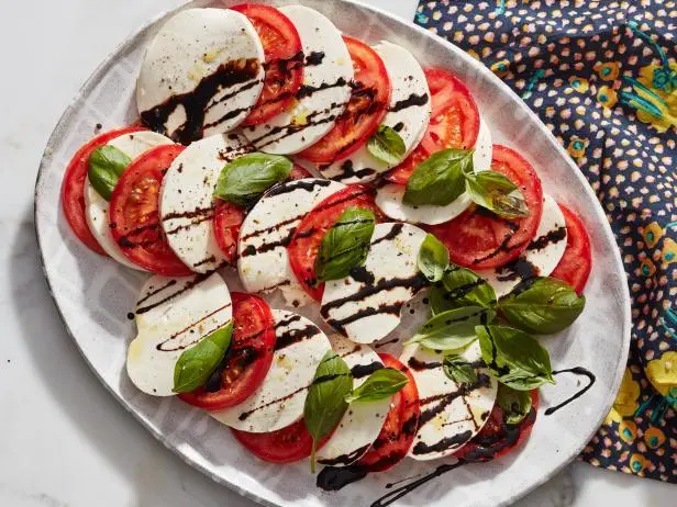 Caprese Salad (Fresh Mozzarella, Tomato, and Basil Salad)