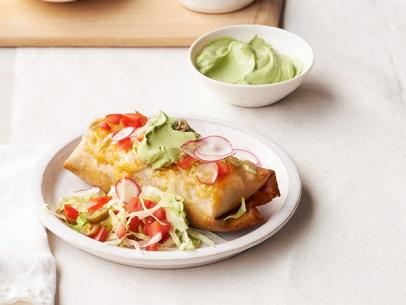 Top Notch Top Round Chimichangas Recipe, Guy Fieri