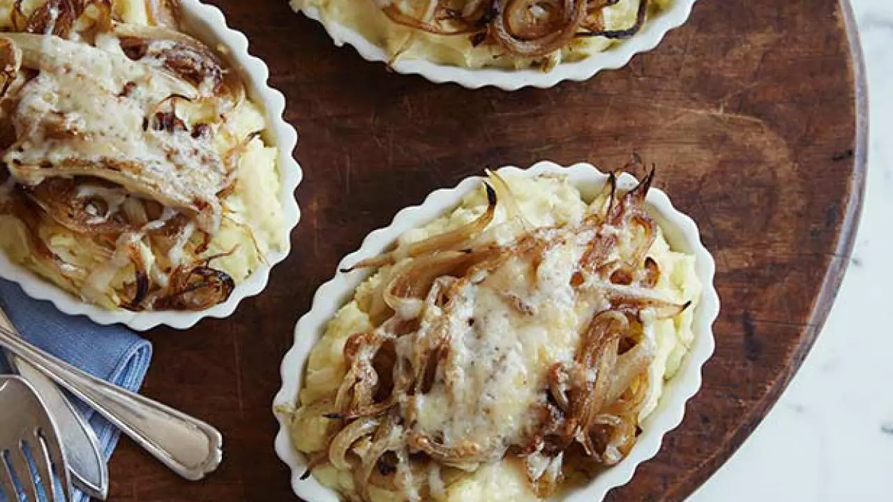 Sweet Onion Potatoes Au Gratin