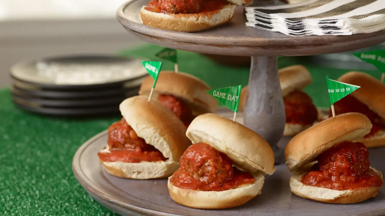 Ree's Mini Meatball Sandwiches