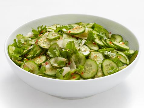 Spicy Ginger Cucumber Salad