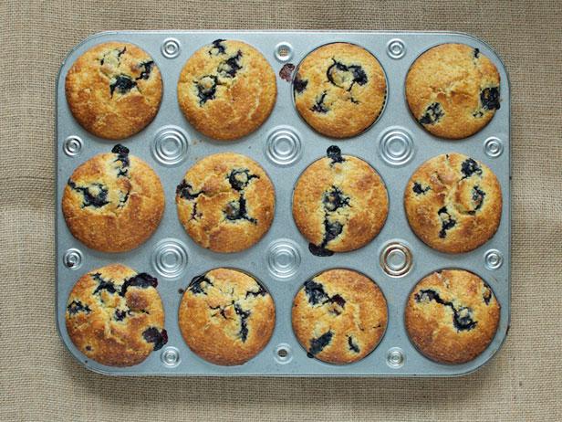 Blueberry Buttermilk Corn Muffins