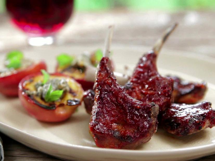 Fire roasted baby lamb chops with smoked paprika orange bbq sauce.