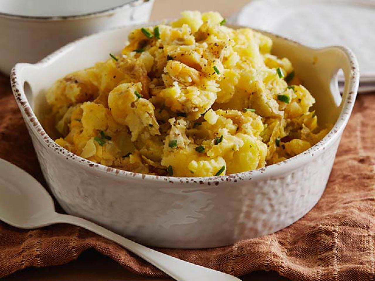 Cheesy Crispy Smashed Potatoes