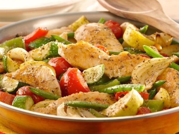 Italian Chicken and Vegetable Skillet Recipe | Food Network