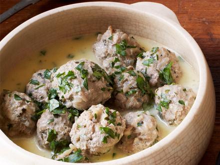 Greek Meatballs with Lemon and Arugula Recipe | Food Network Kitchen ...