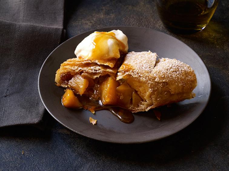 Shtrodel Salted Caramel-Apple Strudel Recipe | Food Network Kitchen | Food Network