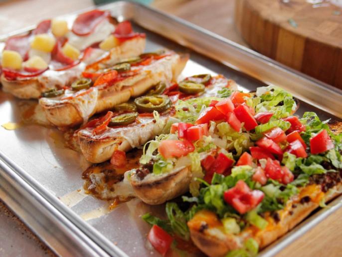French Bread Pizzas Recipe Ree Drummond Food Network