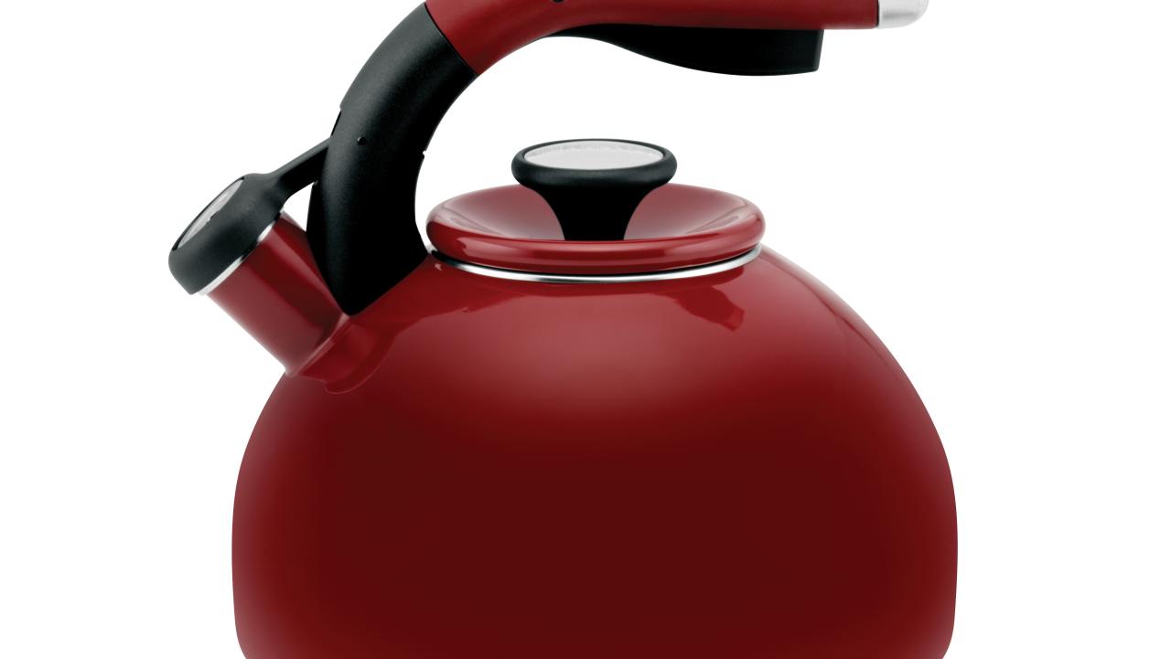 Circulon 1.5-Quart Sunrise Teakettle, Bell Pepper Red 