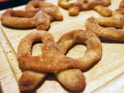 Cinnamon Sugar Soft Pretzels The New Girl Fn Dish Behind The Scenes Food Trends And Best Recipes Food Network Food Network