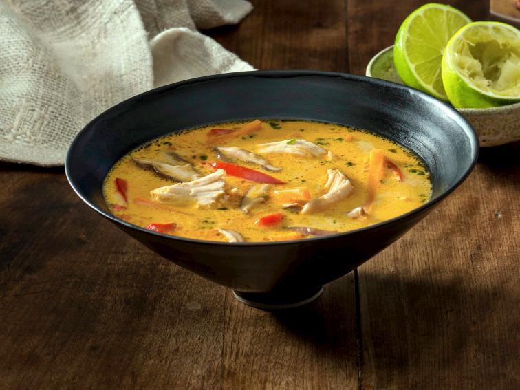 Thai Chicken Vegetable Soup Recipe | Food Network